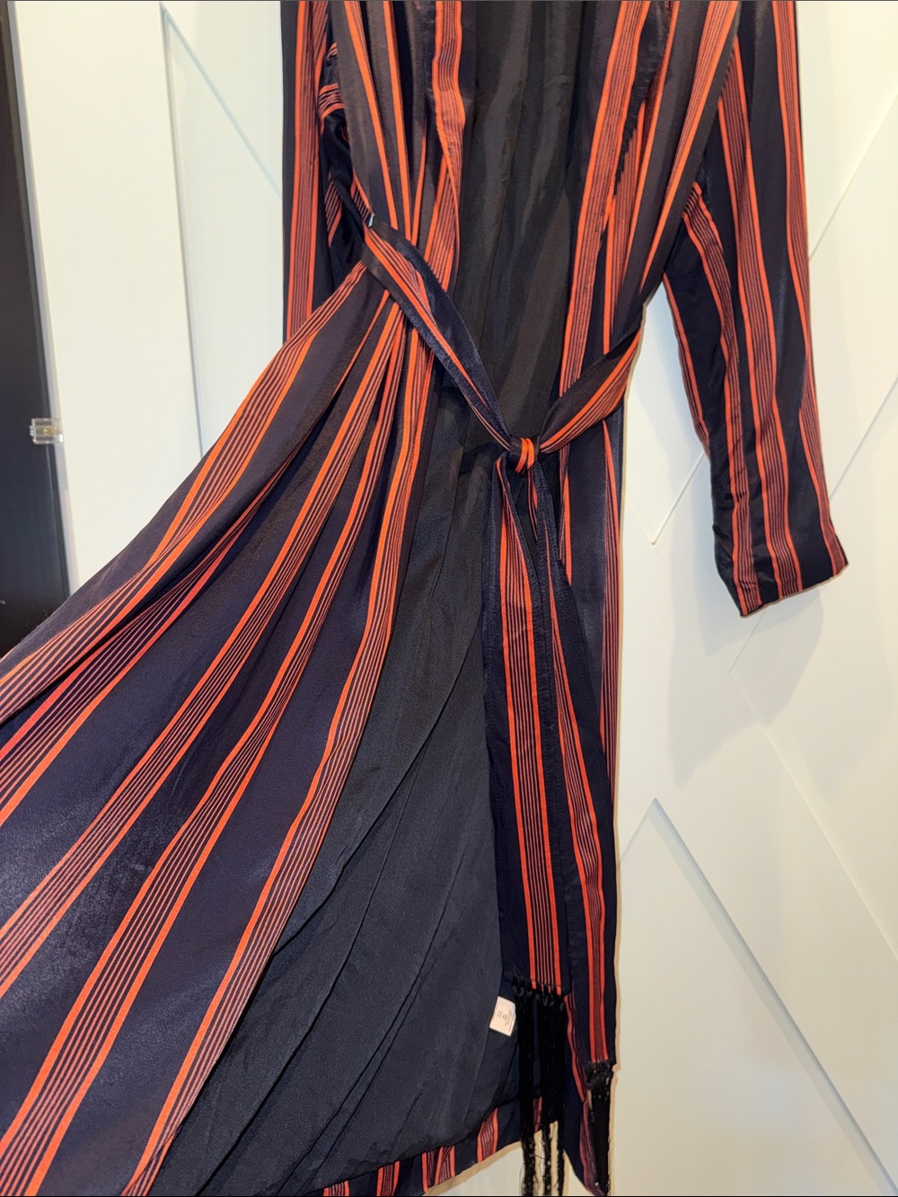Free People Atrium Striped Embroidered Hummingbird Duster - Picture 8 of 12